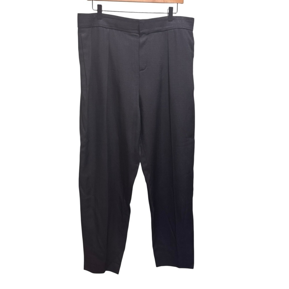Chloe Black Wool Blend Trouser Pants Size 44